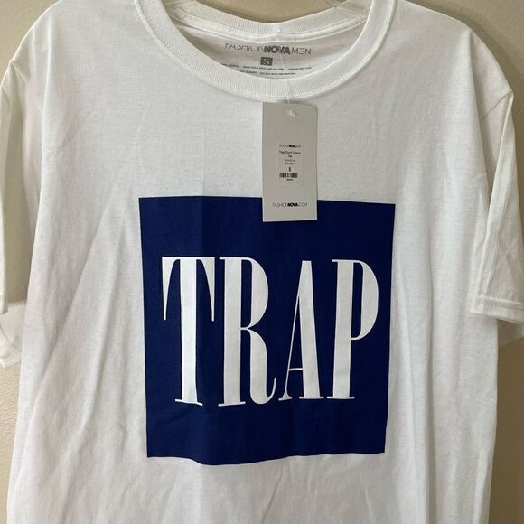 New!FashionNova|Mens| 100% Cotton|Trap| Short| Sleeve| Tee - Picture 10 of 10